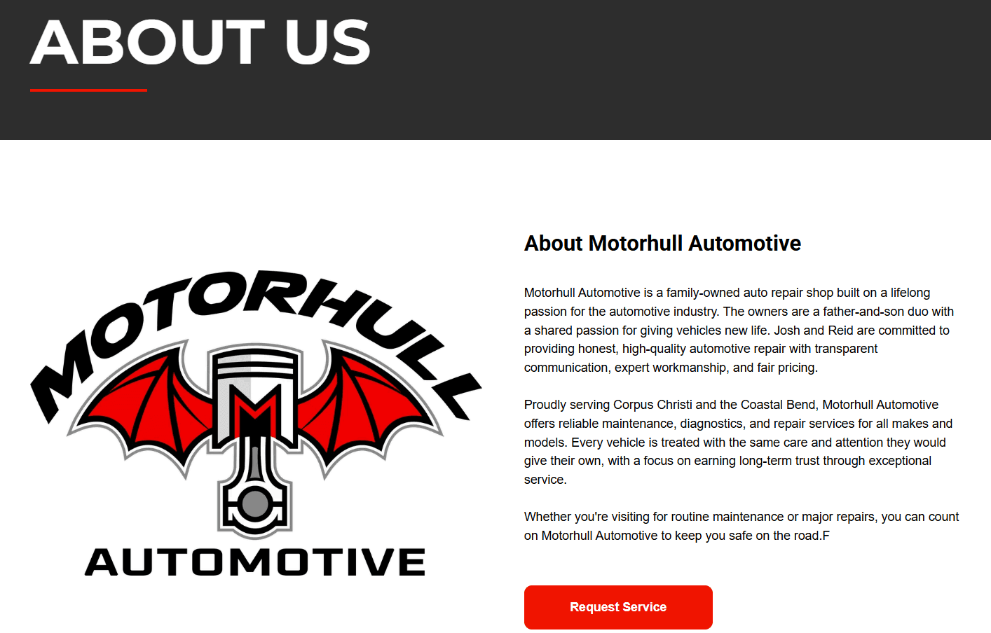 Motorhull Automotive about page